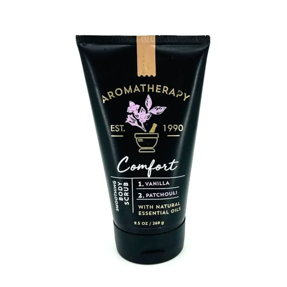 Bath & Body Works Aromatherapy Comfort Vanilla Patchouli Body Scrub 9.5 oz *NEW